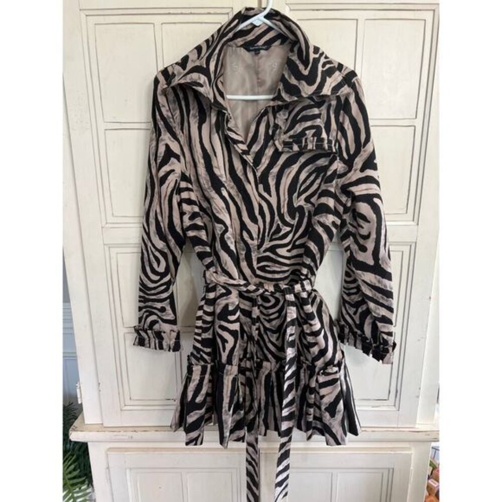 Samuel Dong size large animal print jacket